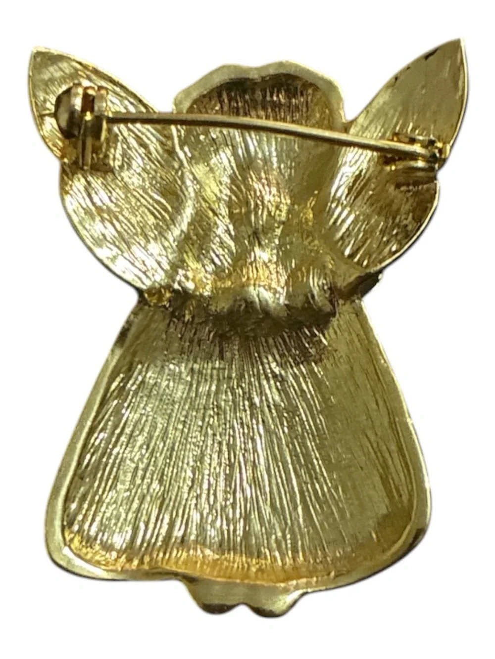 Gold Angel Song Book Brooch